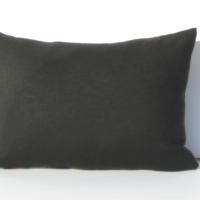 Mod Style Birds Mini Pillow Cover in Green, Gray, White on Red Linen Blend, KAS Designer Print, 11x15 Inches, USA Handmade