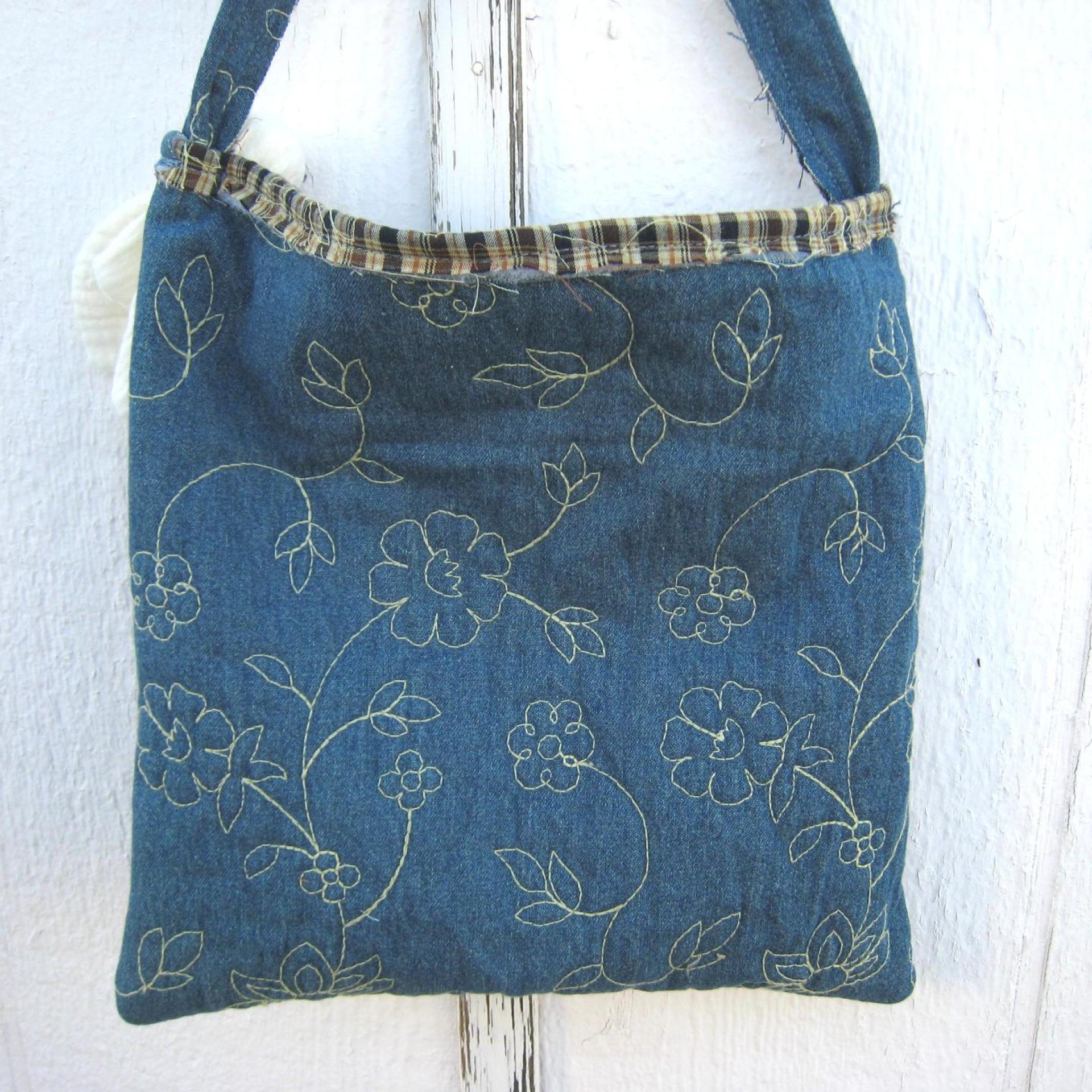 Halloween Treats Bag, Rustic Doorhanger Decoration with Pumpkin and Ghost, USA Handmade