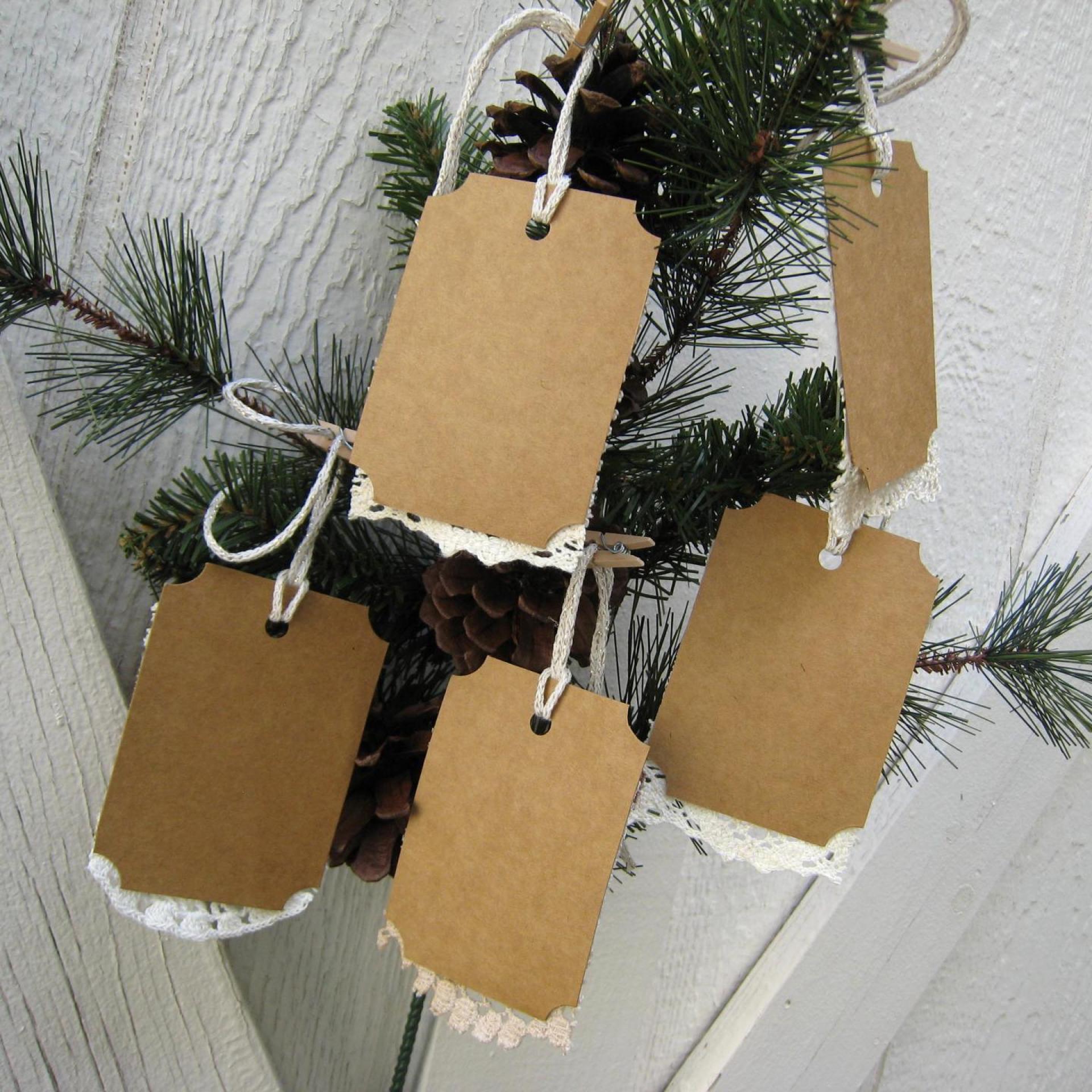 Primitive Lacy Gift Tags, Handmade Hangtags with Flowers and Pearls, Scrapbook Ornaments, Junk Journaling